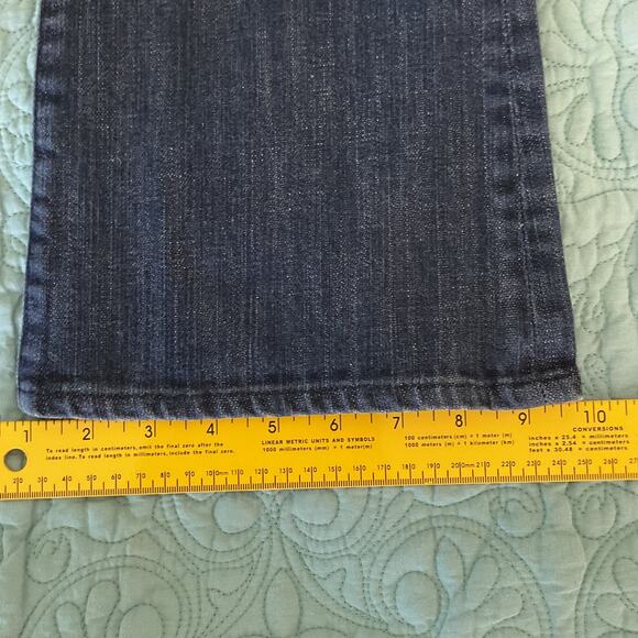 Rock and Republic Womens Size 29 Purple Embroidered Denim Bootcut Jeans mn, - Picture 14 of 14